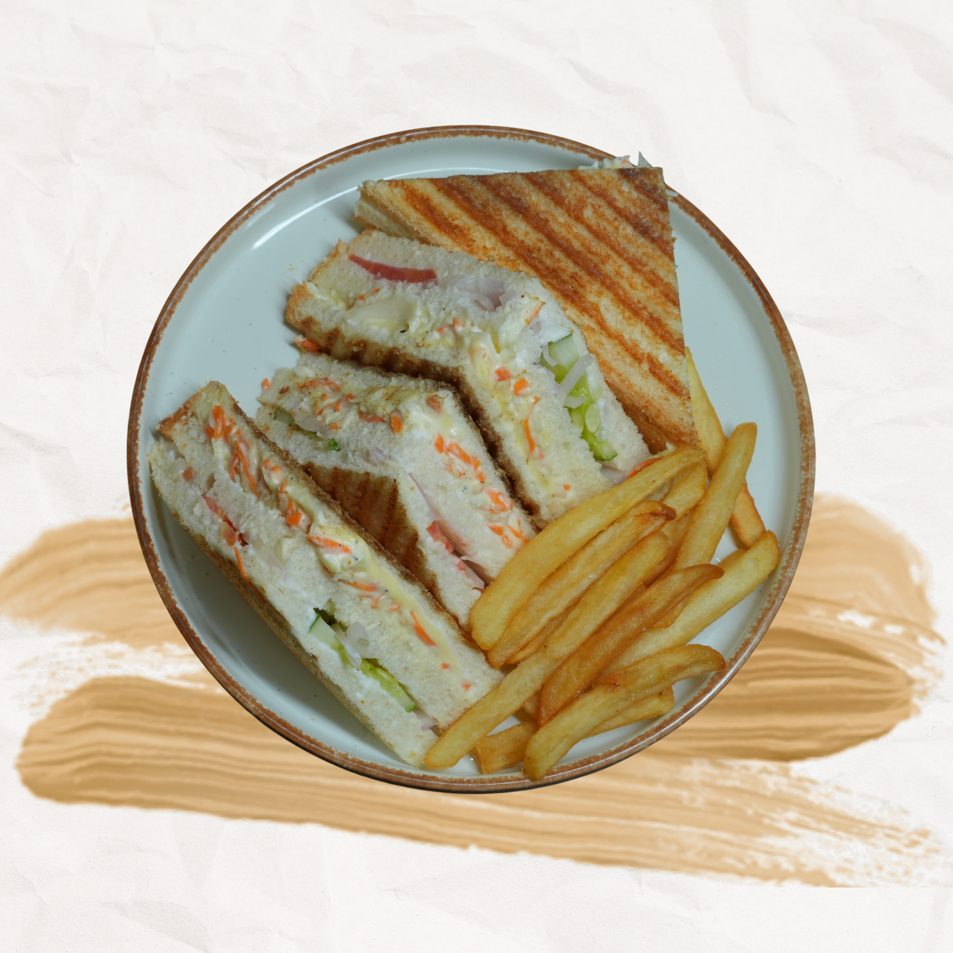 Veg Club Sandwich